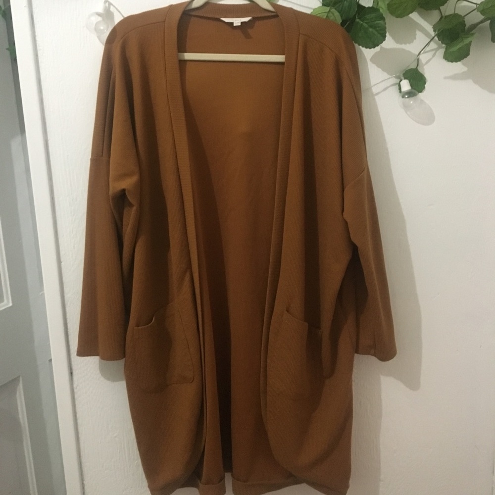 camel colored duster